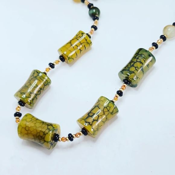 Green Agate necklace - Picture 2 of 4